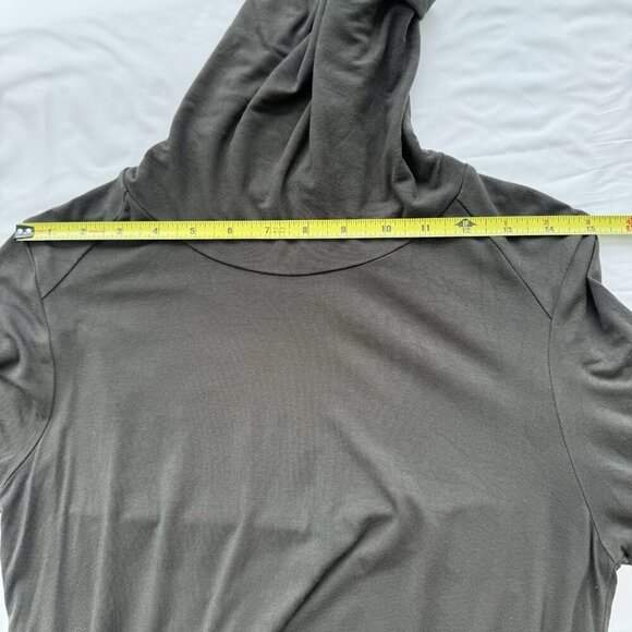 Tristan Cowl Neck Long-sleeve Tee/Tunic Dark Green Size XS - Picture 8 of 16